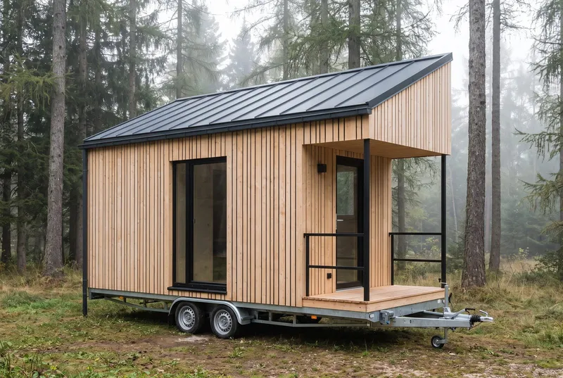 Alpin 20 von Tiny House Suisse – Außenansicht